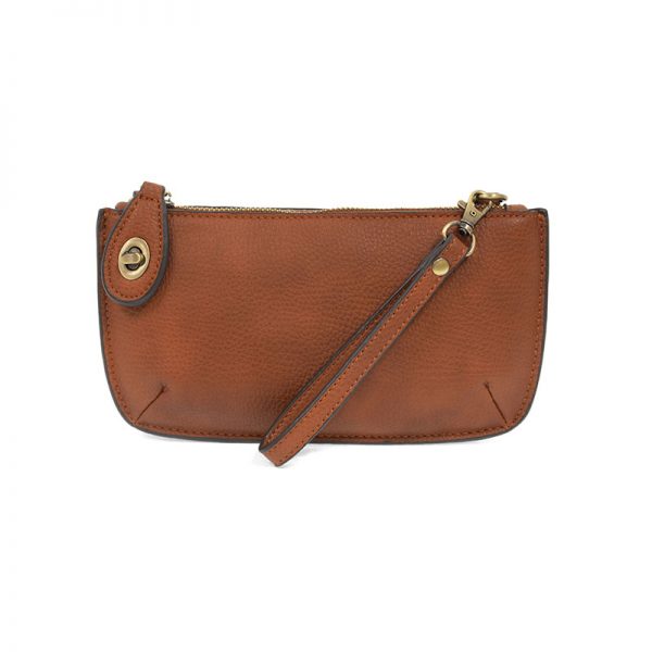 Joy Susan Crossbody Wristlet in Dark Maple