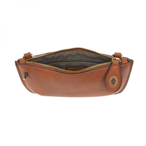 Joy Susan Crossbody Wristlet in Dark Maple