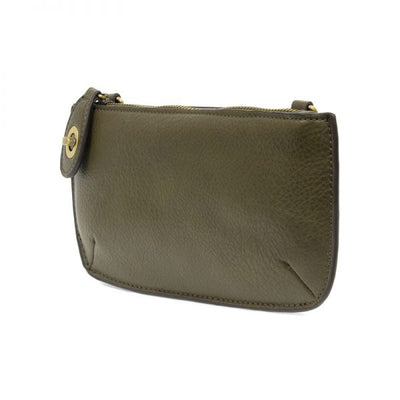 Joy Susan Crossbody Wristlet in Dark Moss