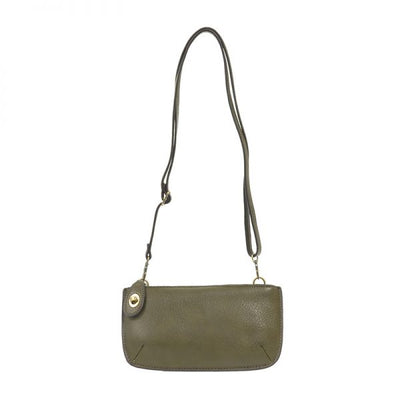 Joy Susan Crossbody Wristlet in Dark Moss