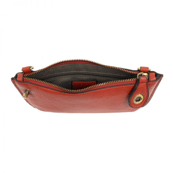 Joy Susan Mini Crossbody Wristlet in Cherry