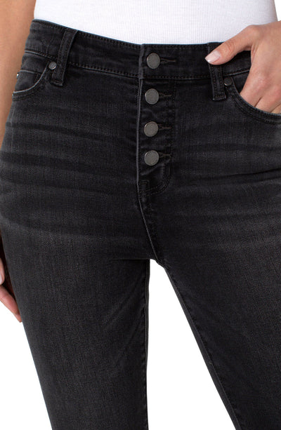 Liverpool Abby Ankle Skinny Jean with Button Fly