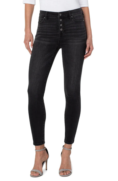 Liverpool Abby Ankle Skinny Jean with Button Fly