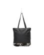 BLACK SHADES HAIR-ON TOTE BAG