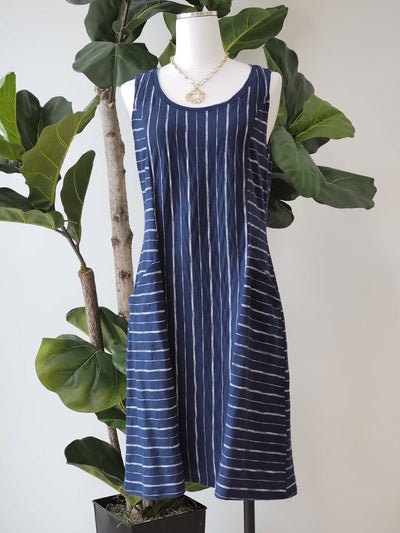 Vineyard Stripe Pocket Tank Dress