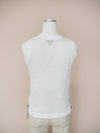 Tribal Sleeveless Mock Neck Sweater