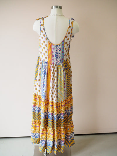 Tribal Boho Summer Maxi Dress