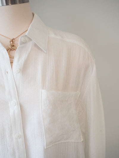 Staccato Textured Button Down Shirt