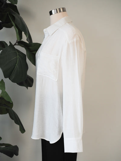 Staccato Textured Button Down Shirt
