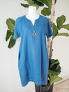 Cut Loose Split Neck Dress
