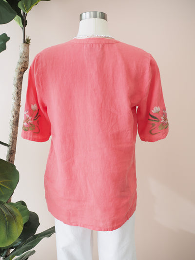 Johnny Was Maisie Easy V-Neck Top