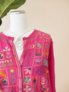 Johnny Was Zinnia Tunic Pink Blouse