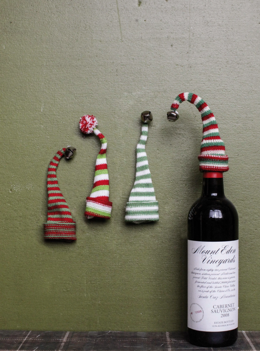 Knit Hat Bottle Topper