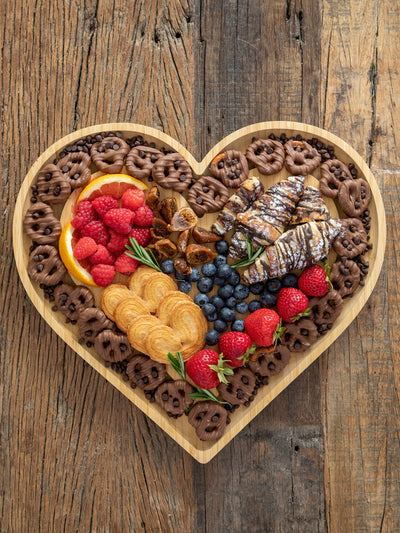 Cheese and Cracker Board Heart