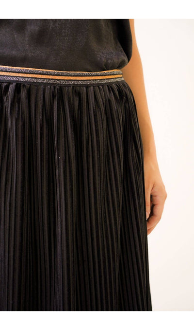 Mystree Black Velvet Skirt