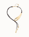 Uno de 50 Big Leaf Necklace