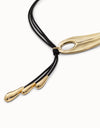 Uno de 50 Big Leaf Necklace