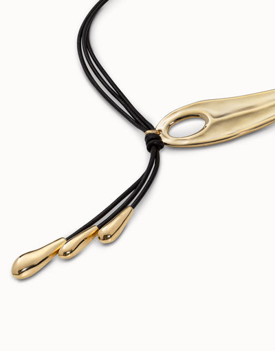 Uno de 50 Big Leaf Necklace