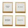 Frame with Easel and Saying, 4 Styles
