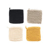 Cotton Crocheted Pot Holder, 4 Colors
