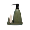 Stoneware Soap Dispenser with Loofah