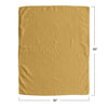 Cotton Double Cloth Baby Blanket with Trim in Bag