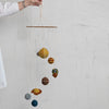 Handmade Wool Felt Planets Mobile