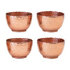 Hammered Metal Bowls with Jute Tie, Set of 4