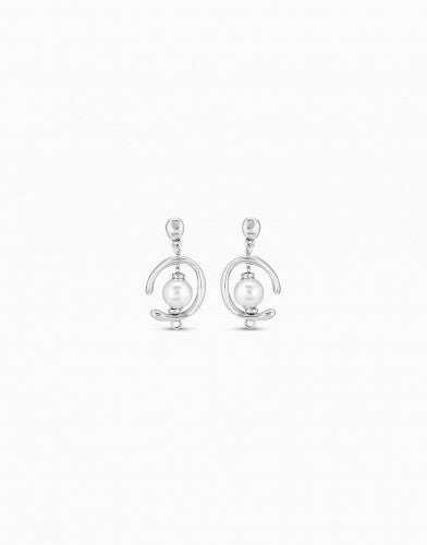 Uno de 50 In Orbit Silver Earrings