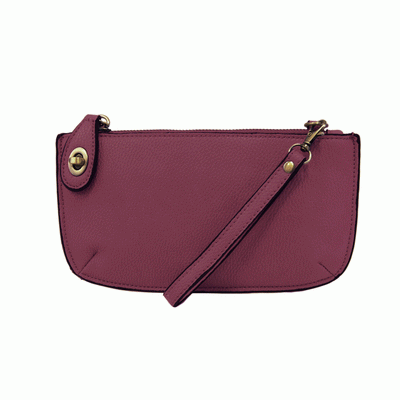 Joy Susan Mini Crossbody Wristlet Clutch Mulberry