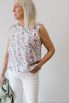 Cut Loose Shell Print Top