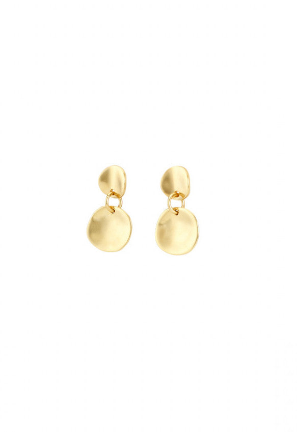 Uno De 50 Scales Gold Earrings
