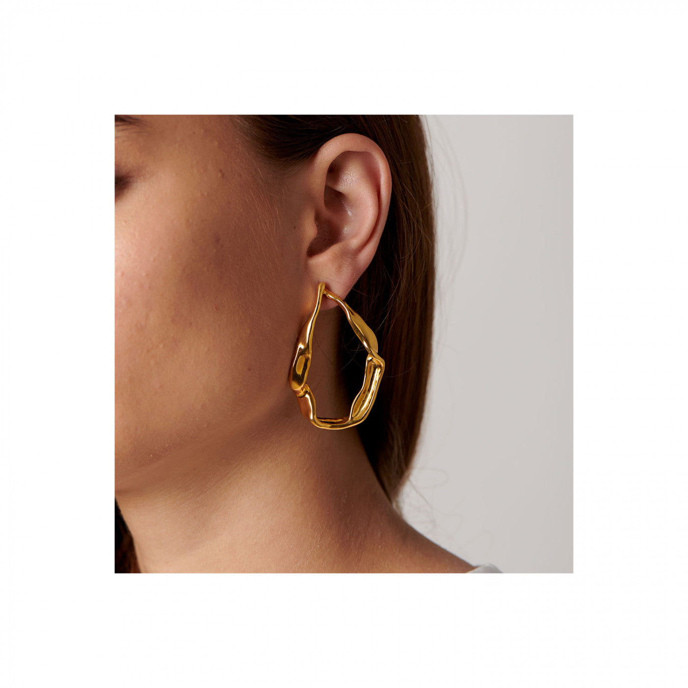 Uno de 50 Marea (Tide) Silver Earrings