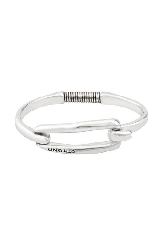 Uno de 50 Tied Silver Cuff Bracelet