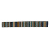 TEAL NAVY STRIPE SEED BEAD HAT BAND
