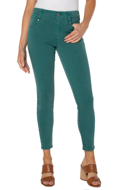 Liverpool Gia Glider Ankle Skinny Jeans in Peacock