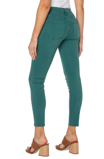 Liverpool Gia Glider Ankle Skinny Jeans in Peacock