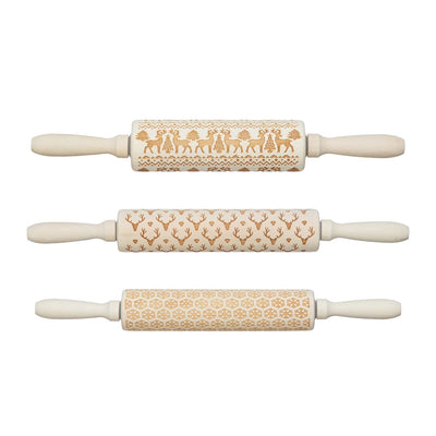Holiday Rolling Pins, 3 Styles